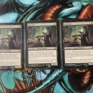 MTG Pain Seer Born of the Gods Regular Rare  Mint X3 NEVER PLAYED - Picture 1 of 4