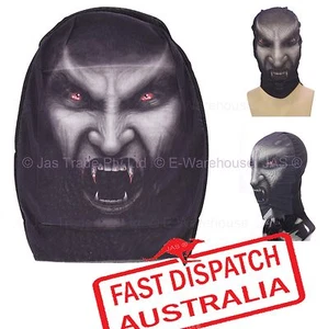 Halloween Fancy Dress Costume Party Mesh Stretch Face Mask Balaclava Wimpire - Picture 1 of 10
