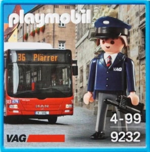 Playmobil seltener VAG LE Nürnberg Busfahrer - Bild 1 von 1