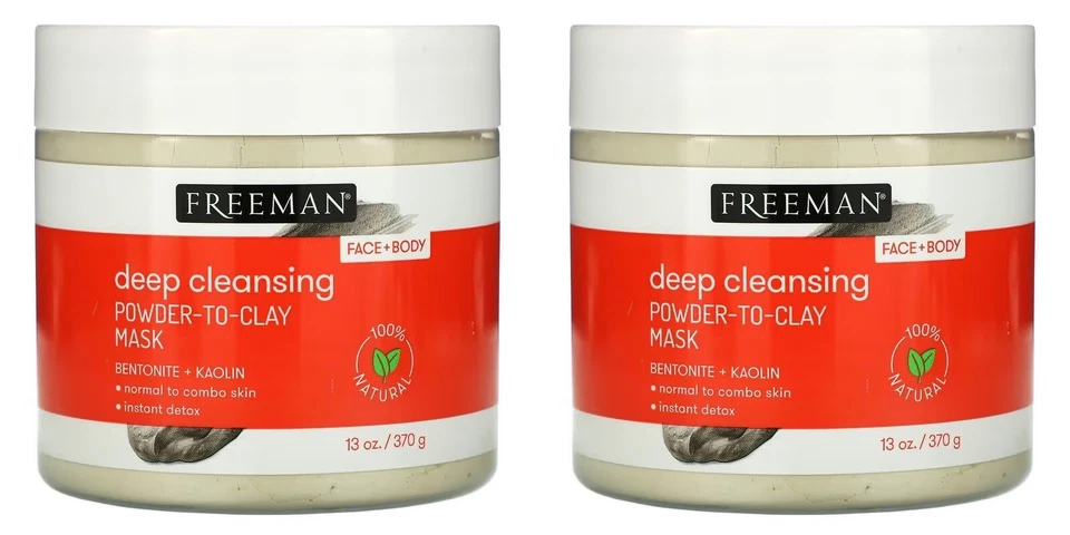 Freeman Beauty, Deep Cleansing Powder-To-Clay Beauty Mask, 13 oz Set - Image 1 of 2