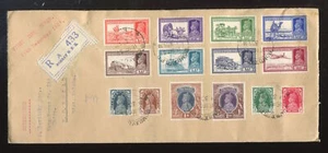 INDIA 1937 KGVI Multi Estampado a 2R FDC Cubierta - Imagen 1 de 2