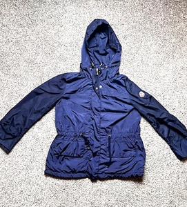 Moncler Nylon Parka Jacket Size 8UK 4US S Navy Casual Hooded Outdoor Everyday - Picture 1 of 22