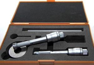 MITUTOYO 12-16 & 16-20 mm Internal Three (3) Point Micrometer, Ring + Extension - Picture 1 of 5
