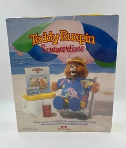 Vintage 1987 Teddy Ruxpin Summertime Outfit Cassette Book Worlds of Wonder - Picture 1 of 2