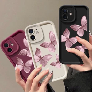 Do iPhone 16 15 Pro Max 14 13 12 11 XS 16e Motyl Odporne na wstrząsy etui TPU Cover - Zdjęcie 1 z 19