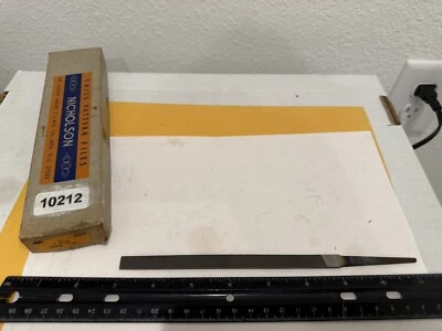 New 6” Nicholson Swiss Pattern Narrow Pillar File, 40088, 2 Cut - Image 1 of 4