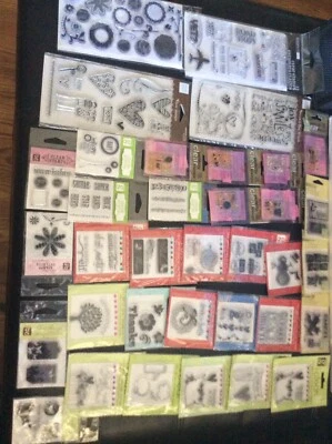 Lot of 35 PKGS~Clear Stamps~Lot New Sealed Packages - Image 1 of 4
