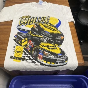 VTG Nascar Graphic T-Shirt Mike Wallace #7 Nations Rent Ultra Motorsports Size S - Picture 1 of 3