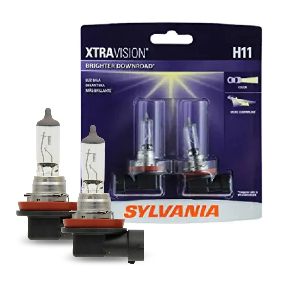 SYLVANIA - H11 XtraVision - Farol de halogênio de alto desempenho, contém 2 lâmpadas - Imagem 1 de 4