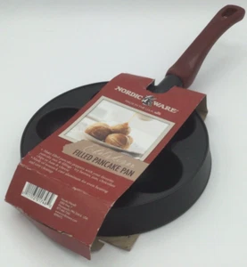 NORDIC WARE Filled Pankcake Pan Cast Aluminum USA NICE Fast Free Shipping! - Picture 1 of 6