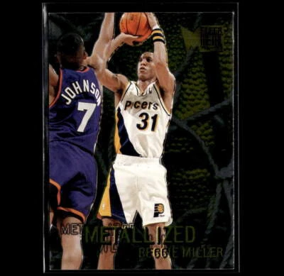 1996 SkyBox Metal #129 Reggie Miller - Image 1 of 2