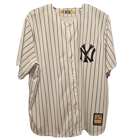 Majestic Cool Base Cooperstown Collection NY Yankees Mickey Mantle Jersey #7 2XL Cover