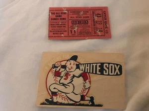1950 MLB All-Star Game Ticket Stub Comiskey Park Ted Williams Hurt Connie Mack - Picture 1 of 2