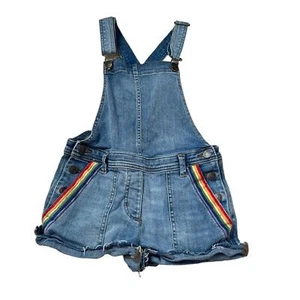 Crewcuts girls Denim Short overalls‎ size 10 - Picture 1 of 3