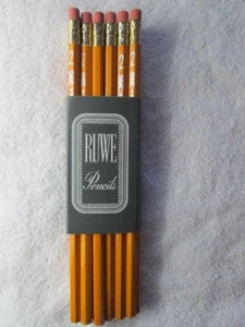 Bonded HEATH, Ruwe Pencil Co. U.S.A. 386, No. 2, 12 Unused Pencils - Picture 1 of 5