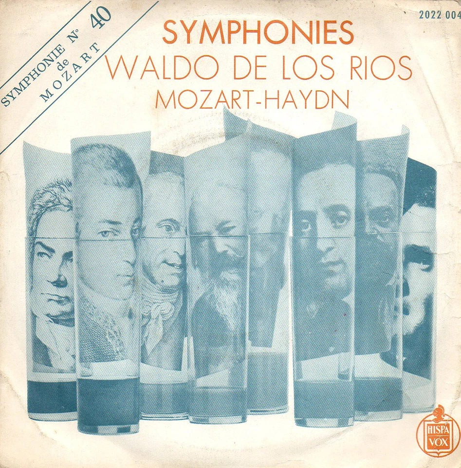 45 tours vinyle Waldo de los rios Symphonie n°40 Mozart - Photo 1/1