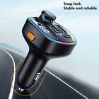 Audio Adapter Bluetooth Fm Transmitter Wireless Mp3 Player For Car Fast Charging