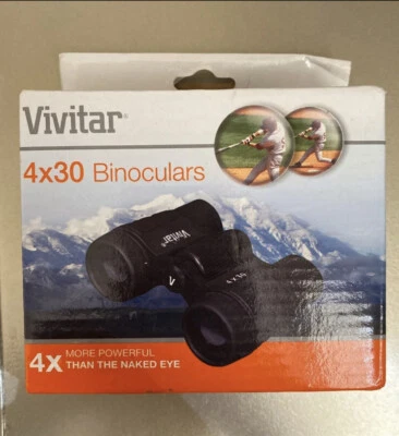 Nuevos binoculares vivitar en negro 4 por 30 Foto 1 de 4
