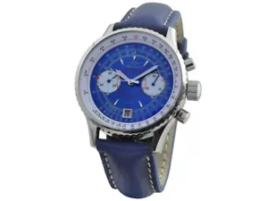 POLJOT CHRONOGRAPH 3133 BLUE ANGELS BLUE COLLECTOR FULL SET US - Picture 1 of 8