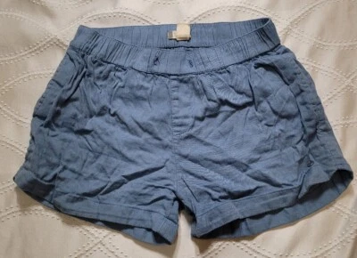 Roxy 女孩亚麻蓝色短 12 口袋轻便 — 第 1/4 张图片