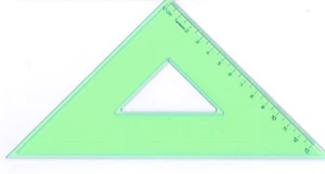 Valoro  Zeichen Winkel 45° 90° 45° * 21 cm, grün stark Zeichenwinkel NEU & OVP - Zdjęcie 1 z 1