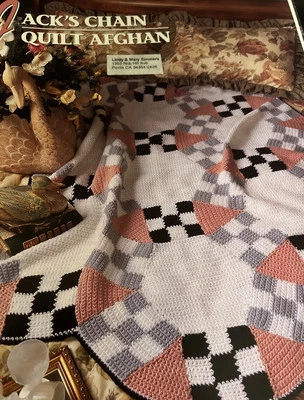 CROCHET Annie’s Afghan Quilt Club ~Jacks Chain Quilt~PATTERN Only~ - Image 1 of 2