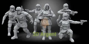 ISB Agents 6x - Star Wars Legion kompatibel 3D gedruckte Resin Miniaturen - Bild 1 von 2