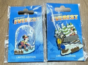 x2 Disney WDW Countdown to Expedition Everest Day 5 & 6 Goofy Mickey Cave Le Pin - Picture 1 of 6