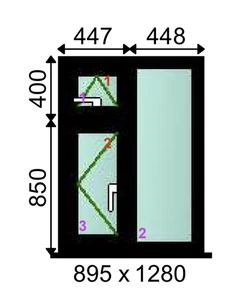 Tripple Glazed Windows Black & White UPVC - Picture 1 of 1