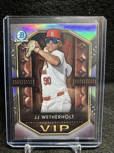 2025 Bowman - Vips Very Important Prospects JJ Wetherholt #VIP-18 (RC) Cardinals - Picture 1 of 2