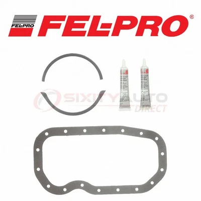 Fel-Pro Oil Pan Gasket Set for 1986-1991 Isuzu Trooper 2.3L 2.6L L4 - Engine fi - Imagem 1 de 4