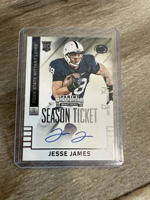 2015 Panini Contenders- Jesse James Signed Penn State “Season Ticket” Card - Image 1 of 2