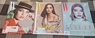 Lot of 3 W MAGAZINE April May June  2017 Foto 1 de 4