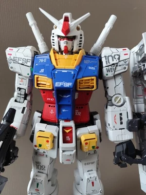 Gundam Bandai Rx 78 Pgu 1/60 Unleashed PG  30 Cm Circa !  - Immagine 1 di 4