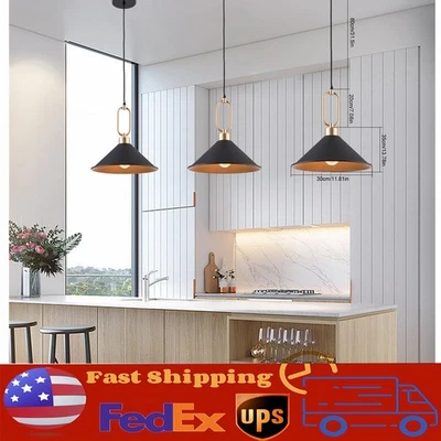 3 Light Chandelier Lamp Industrial Ceiling Pendant Lamp Modern Farmhouse Fixture - Image 1 of 4