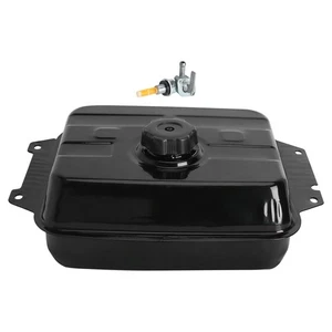 6L Metal Gas Fuel Tank Petcock & Cap for 110-250cc 150cc Go kart Quad ATV Buggy - Picture 1 of 12