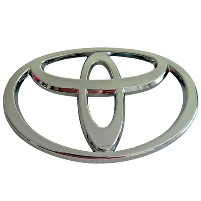 Toyota Camry Corolla Celica 02-08 Rear Trunk Chrome Emblem Silver Badge - Image 1 of 4