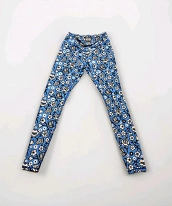 Johnny Cupcakes Bold Color Print Yoga Stretch Leggings Women's Small Butterflies - Picture 1 of 6