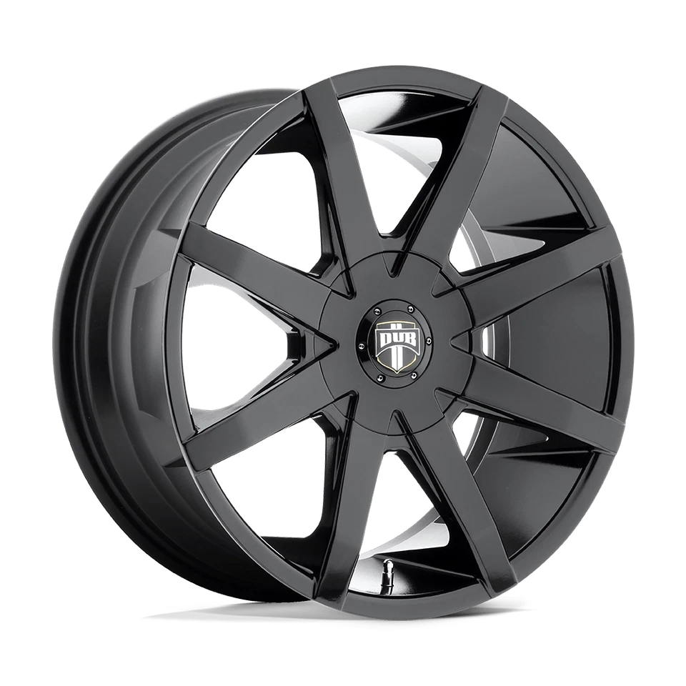 Rueda 22x9,5 DUB S110 PUSH NEGRO BRILLANTE 5x112/5x5 (32 mm) Foto 1 de 4