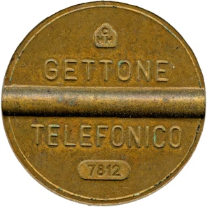 ☆ ITALY 1978 ☆ PHONE COMPANY TOKEN ☆ CMM 7812 • GETTONE TELEFONICO ☆ JETON☆C6849 - Picture 1 of 4