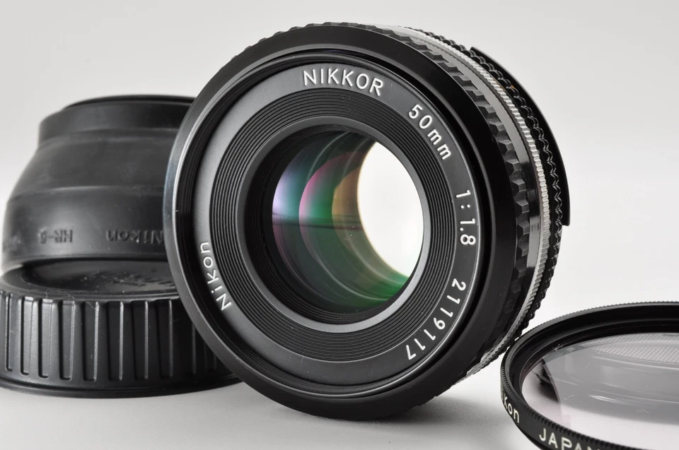 [N.Mint] Nikon NIKKOR 50mm f/1.8 Ai-S AIS Pancake MF Lens by DHL from Japan #549 - Image 1 of 4