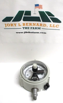 ALTRONICS  , 4PSHL , PRESSURE GAUGE , 0-60 PSI , 1/4" MNPT SST , LM ,  SURPLUS - Image 1 of 4