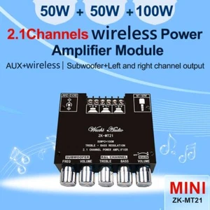 Subwoofer Digital Power Amplifier Board Audio Stereo Bluetooth Bass Amp for Home - Picture 1 of 17