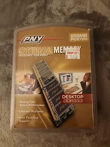 PNY PC-2700 256 MB SO-DIMM 333 MHz DDR SDRAM Memory (N256D270PT) - Picture 1 of 5