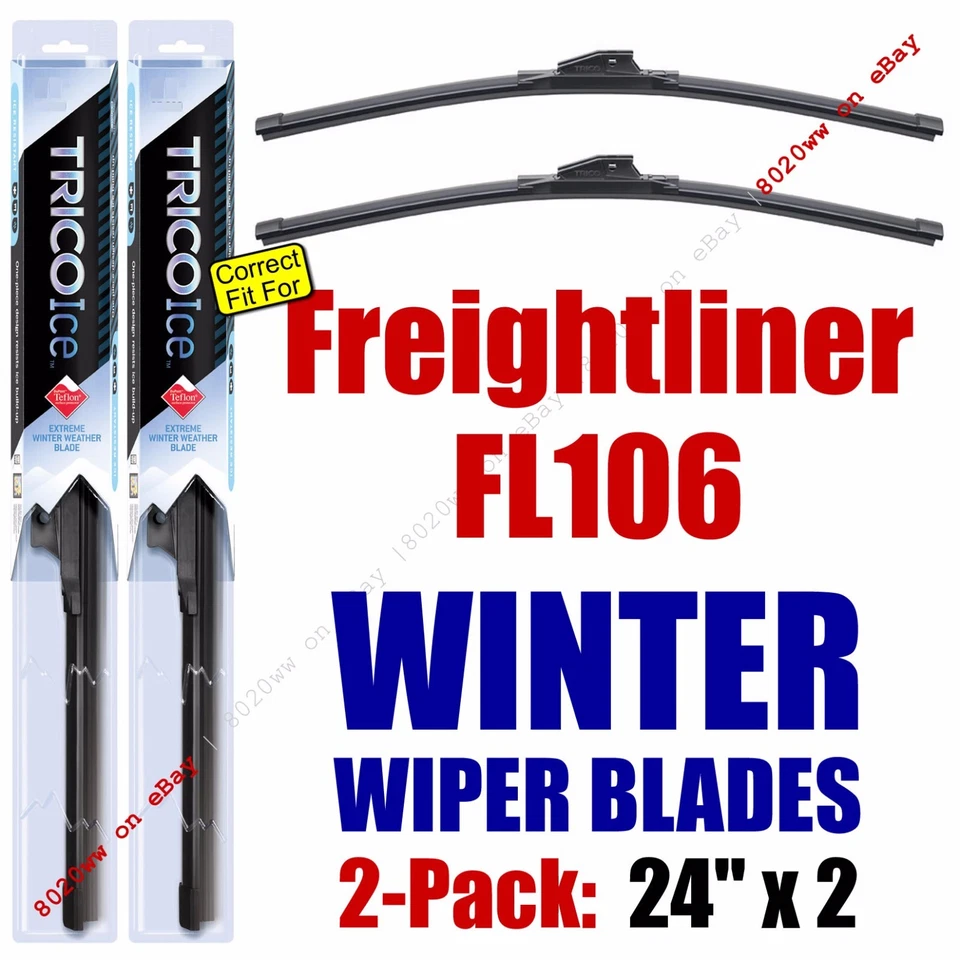 冬季雨刮器 2 件装超级优质适合 1994 - 2003 Freightliner FL106 - 35240x2 — 第 1/1 张图片