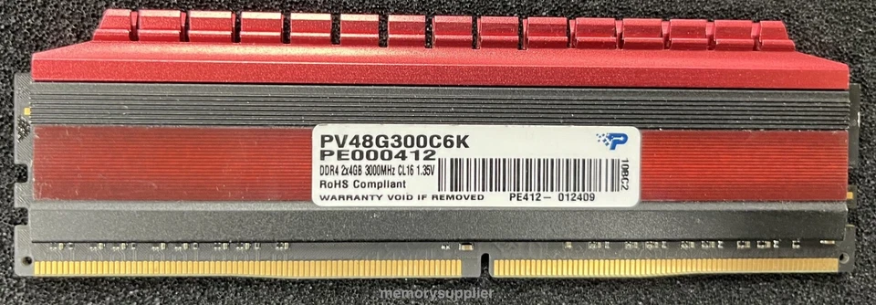 PV48G300C6K Patriot Viper 4 4GB PC4-24000 DDR4-3000MHz non-ECC Unbuffered DIMM - Image 1 of 1