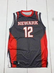 High Five Mens Newark Black Red Basketball Jersey Size Medium - Picture 1 of 5