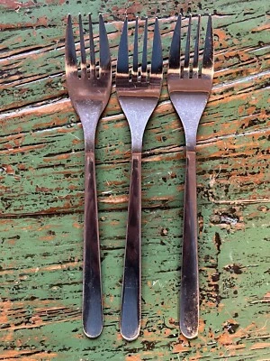 Garfos para salada de aço inoxidável IKEA República da China - Imagem 1 de 4