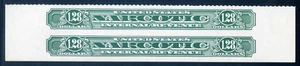 RJA103d Pair, $1.28 Narcotic Tax Stamp, MNH, VF, Scott $250 - Picture 1 of 1