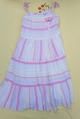 Girls summer dress, Never Worn,  lined age 5-6 - Image 1 of 4